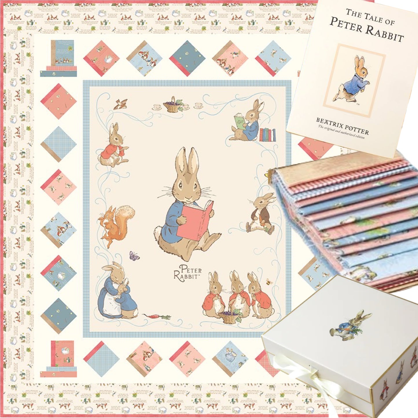 Book Adventures Quilt The Tale of Peter Rabbit Boxed Quilt Kit