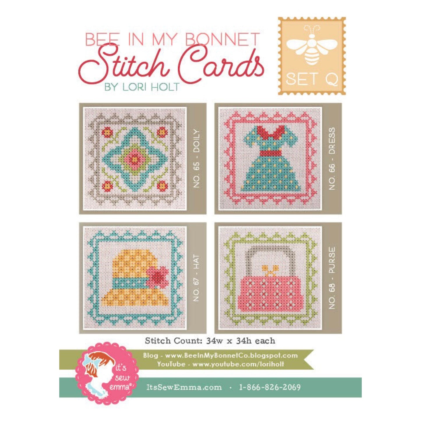 Lori Holt Stitch Cards Set Q