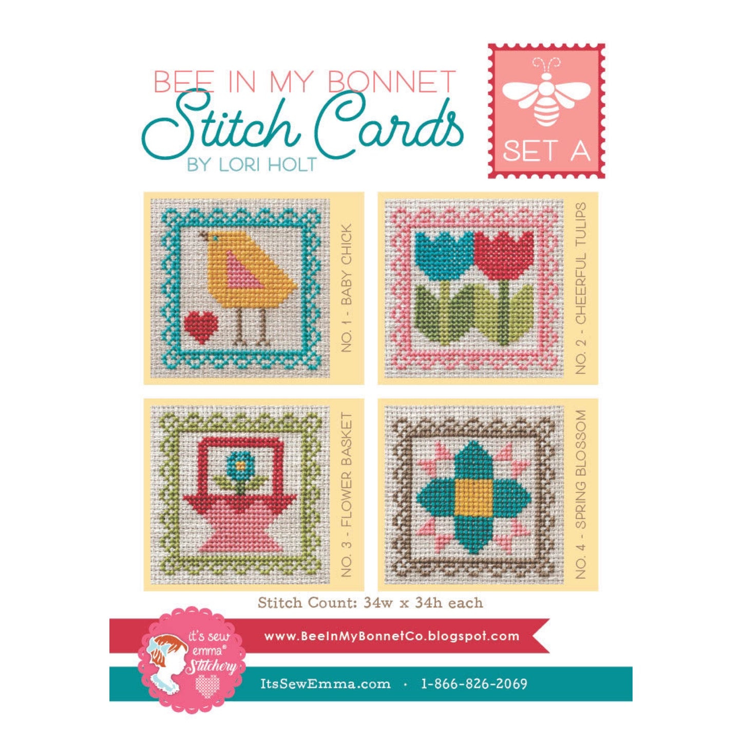 Lori Holt Stitch Cards Set A