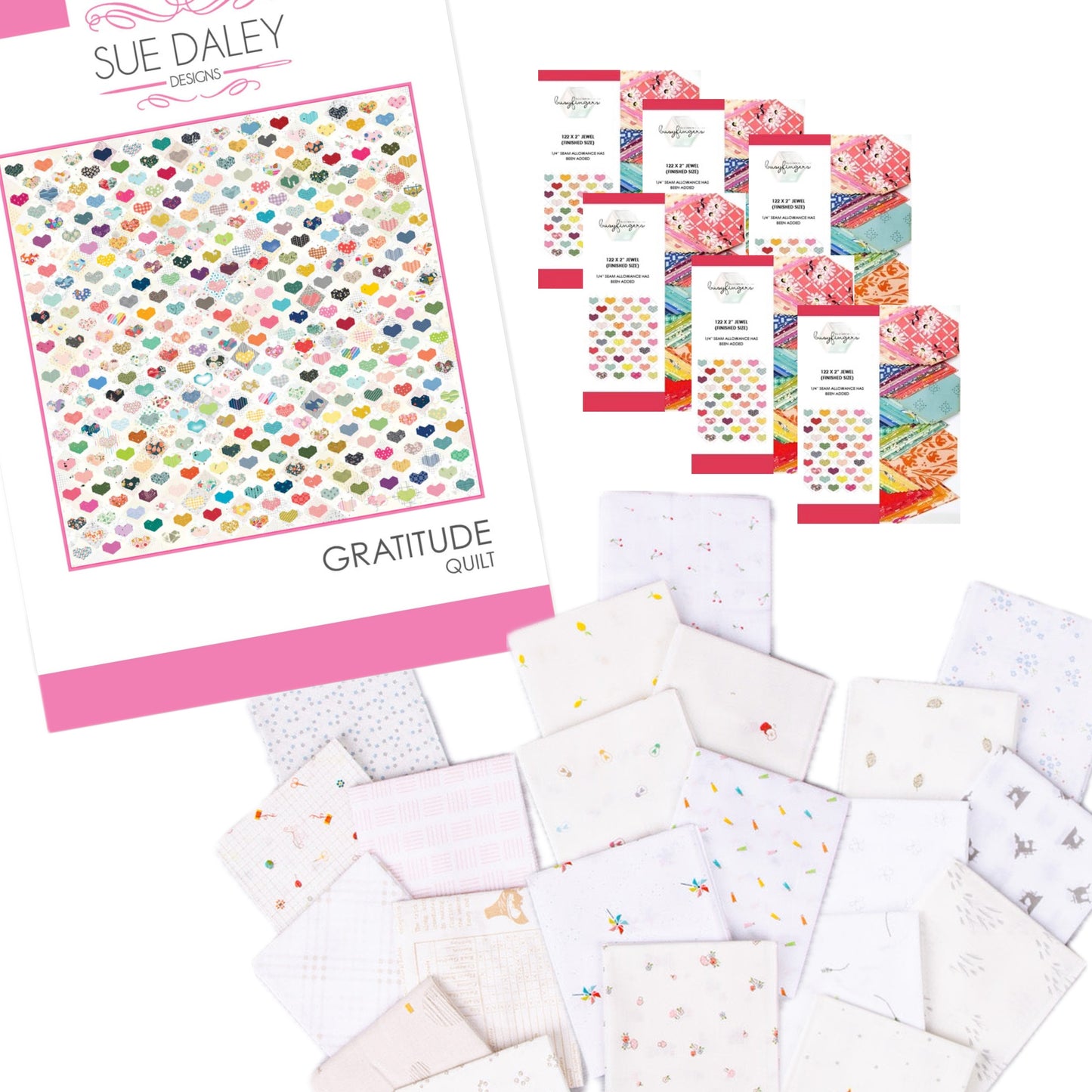 Gratitude Quilt Ready-To-Sew Fabric Kit