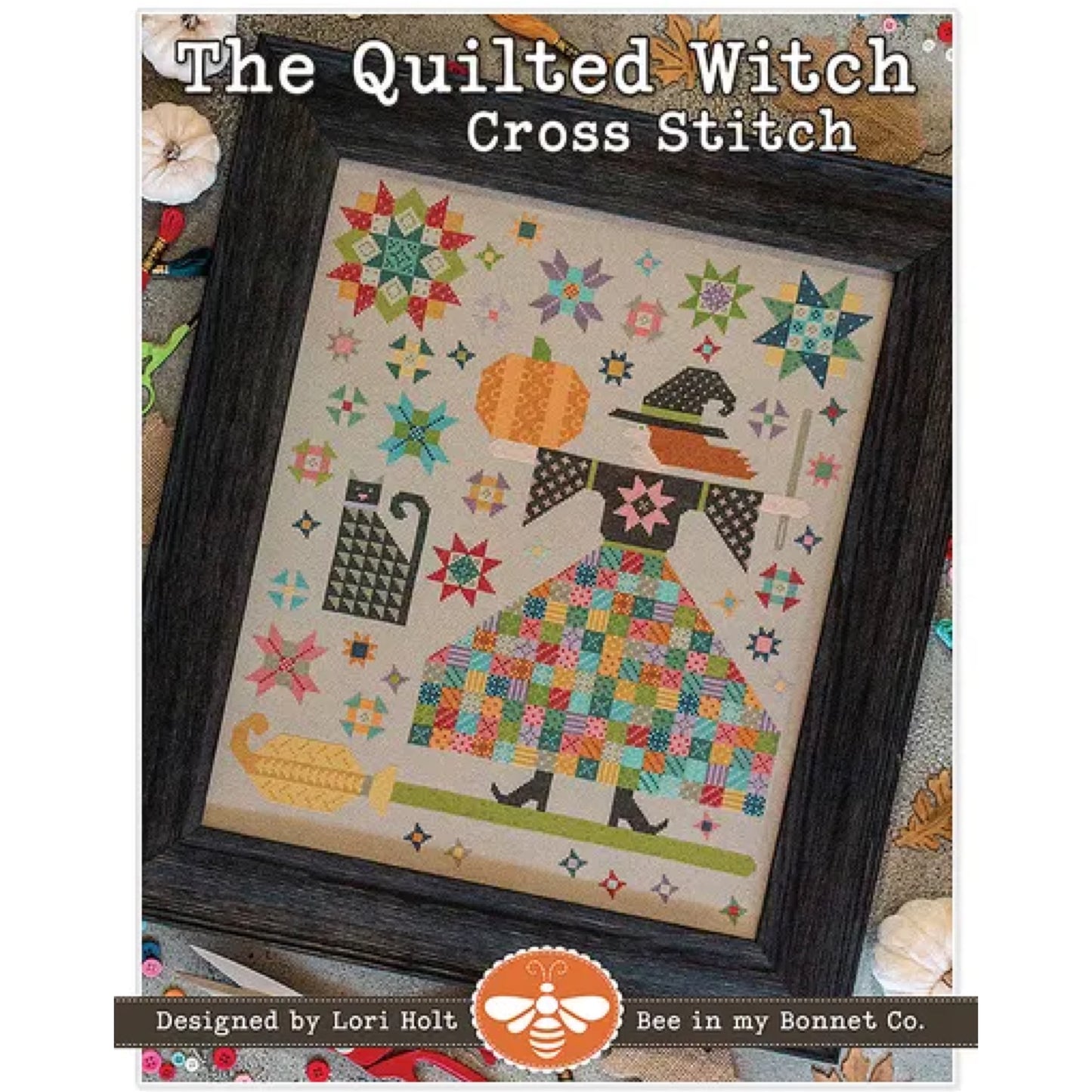 The Quilted Witch Cross Stitch Pattern