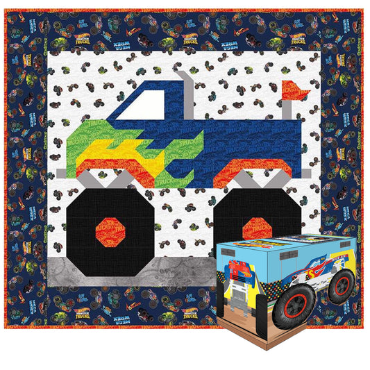 Hot Wheels Monster Truck Quilt Boxed Kit