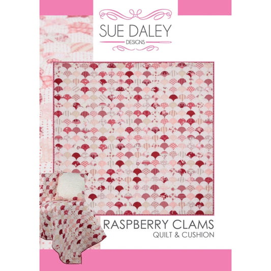 Raspberry Clams Quilt & Cushion Pattern