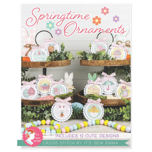 Springtime Ornaments Cross Stitch Pattern