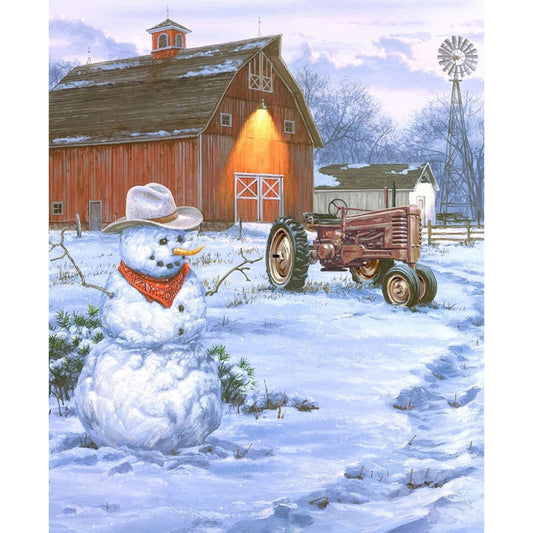 A Nostalgic Christmas 36" x 43.5" Digital Panel Country