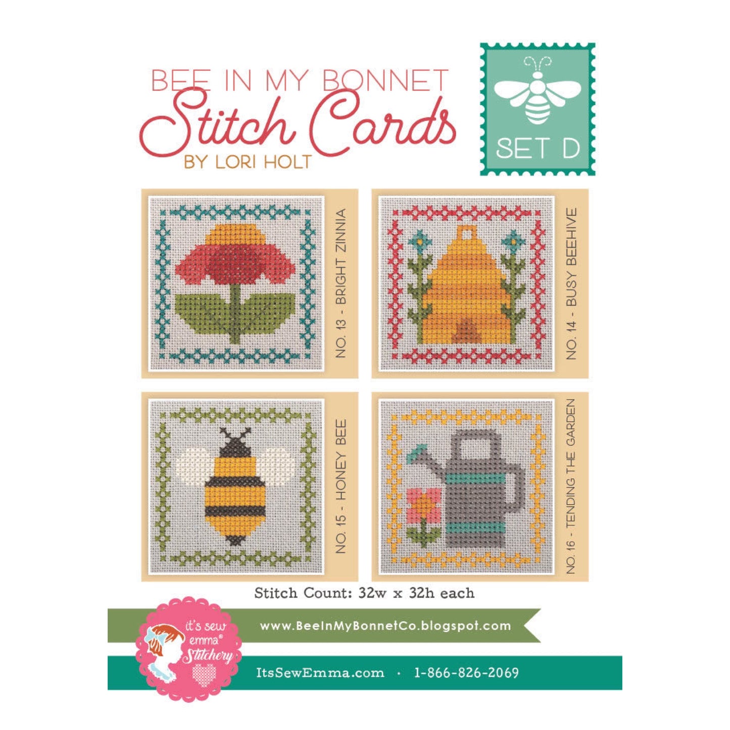 Lori Holt Stitch Cards Set D