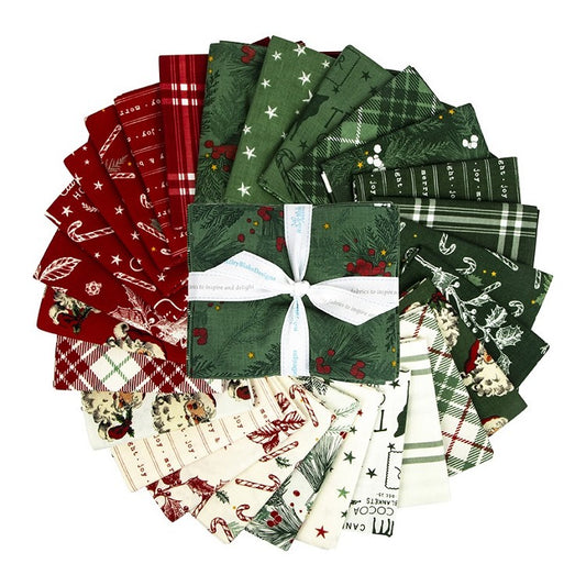 Old Fashioned Christmas FQ Bundle 27 pcs