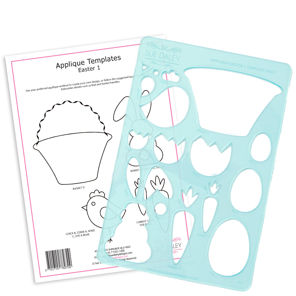 Applique Easter Template Sheet