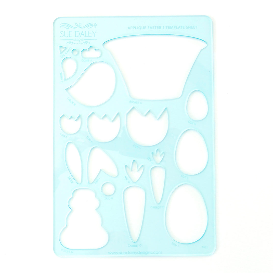 Applique Easter Template Sheet