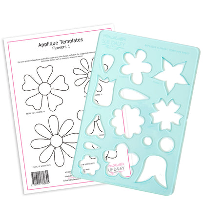 Applique Flower 1 Template Sheet