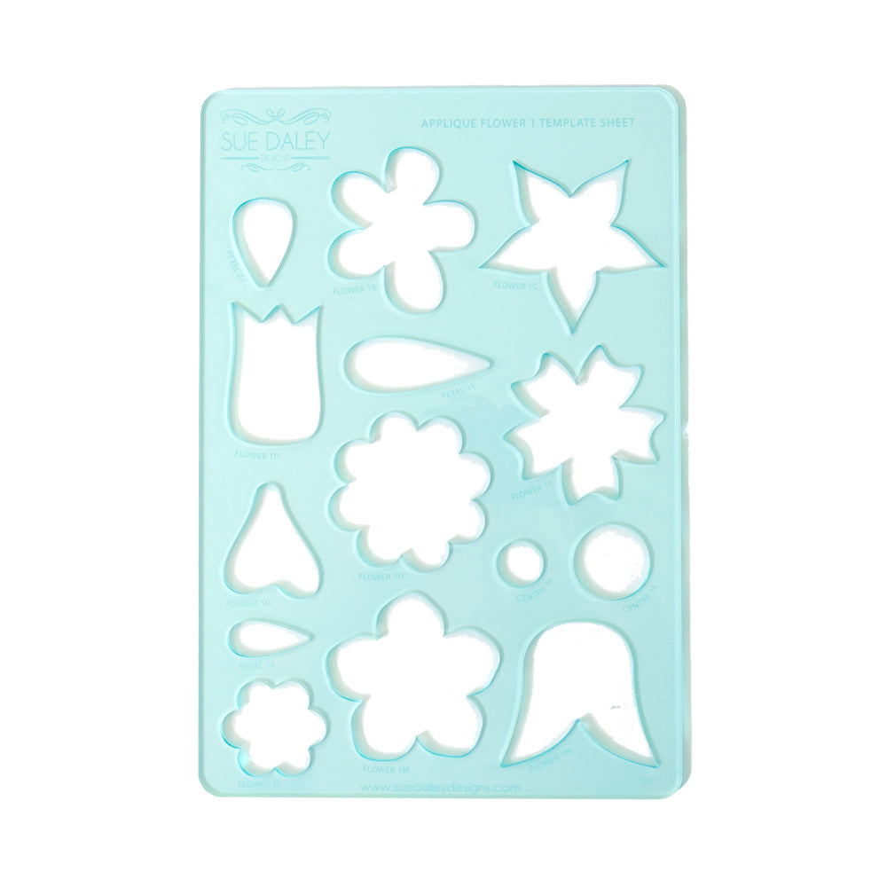 Applique Flower 1 Template Sheet