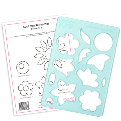 Applique Flower 2 Template Sheet