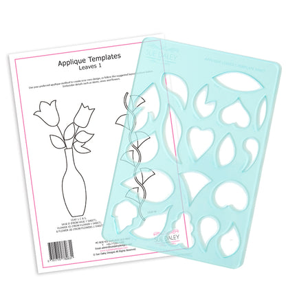 Applique Leaves Template Sheet