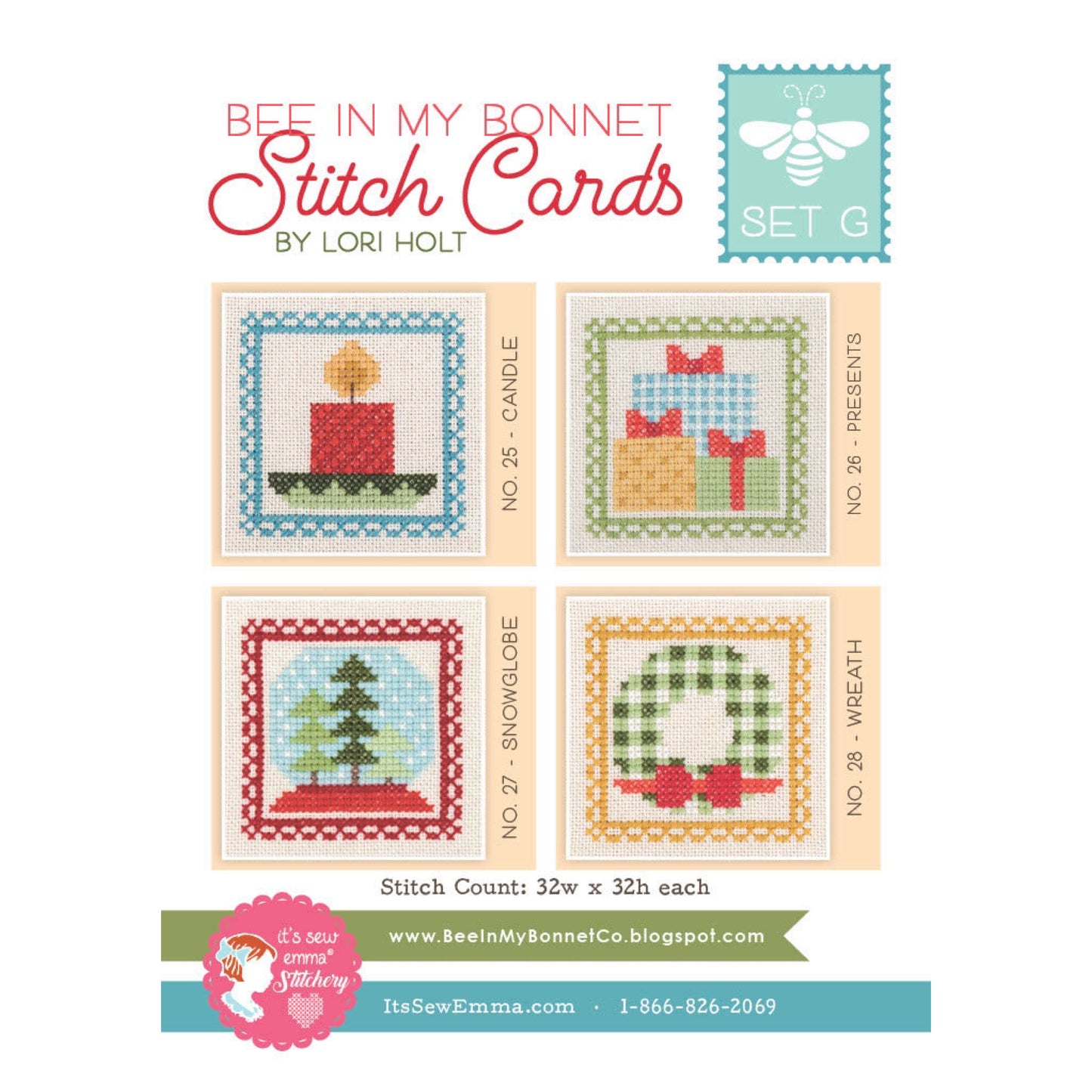 Lori Holt Stitch Cards Set G