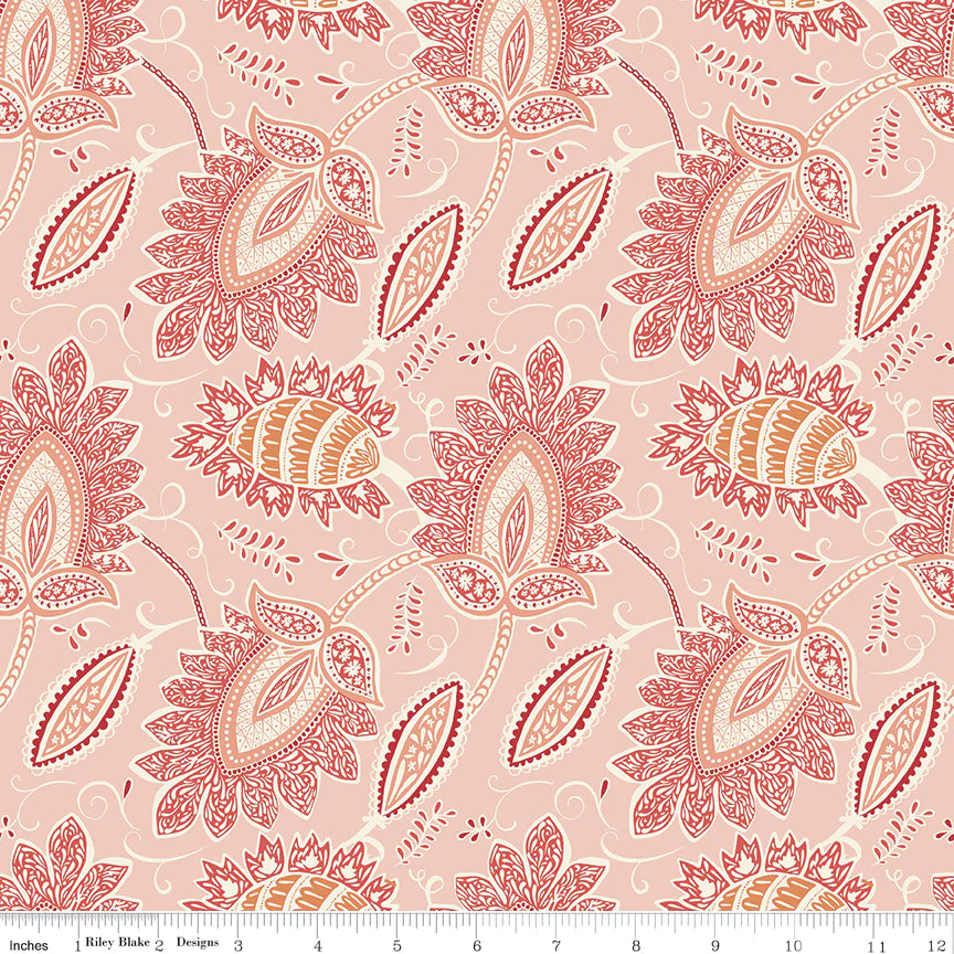 Ava Kate Damask Blush