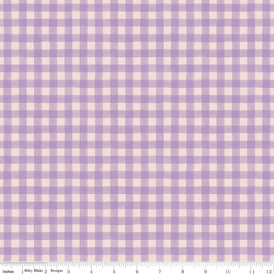 Sweet Picnic Gingham Lilac