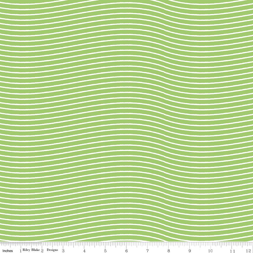 Nicholas Postal Stripes Green