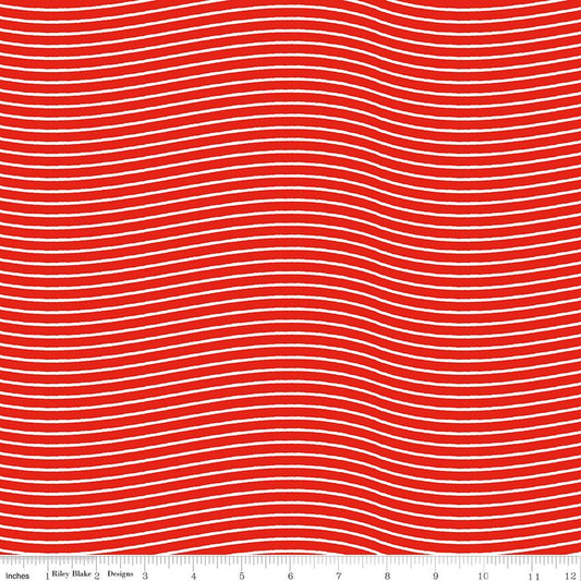 Nicholas Postal Stripes Red