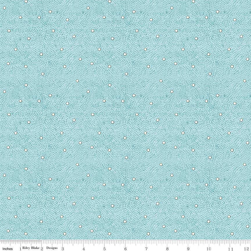 Nicholas Snow Dot Texture Blue