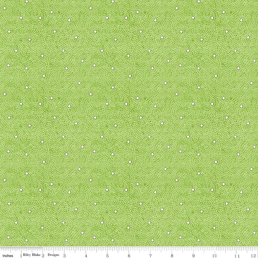 Nicholas Snow Dot Texture Green