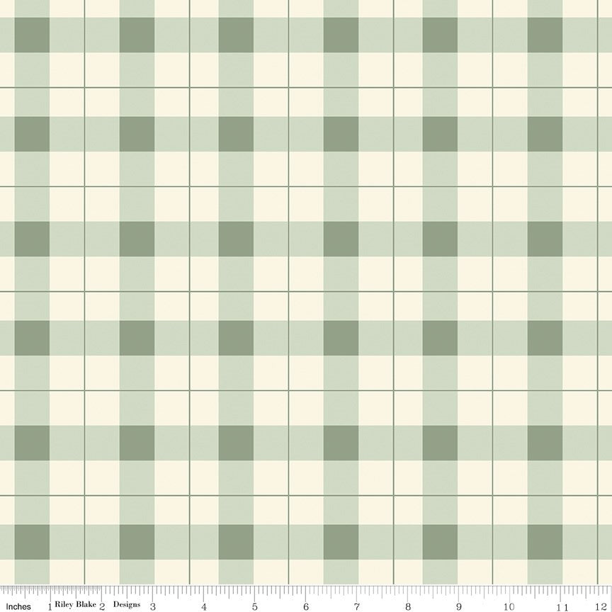 Gingham Fields Plaid Cream