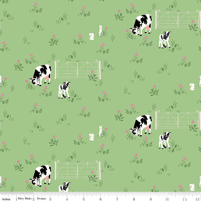 Tulip Cottage Cows & Bunnies Grass