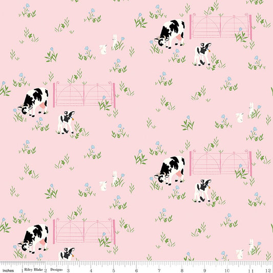 Tulip Cottage Cows & Bunnies Pink