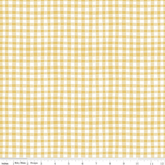 Clover Farm Gingham Yellow