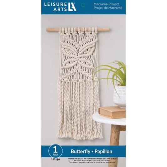 Macrame Butterfly Leisure Arts Kit