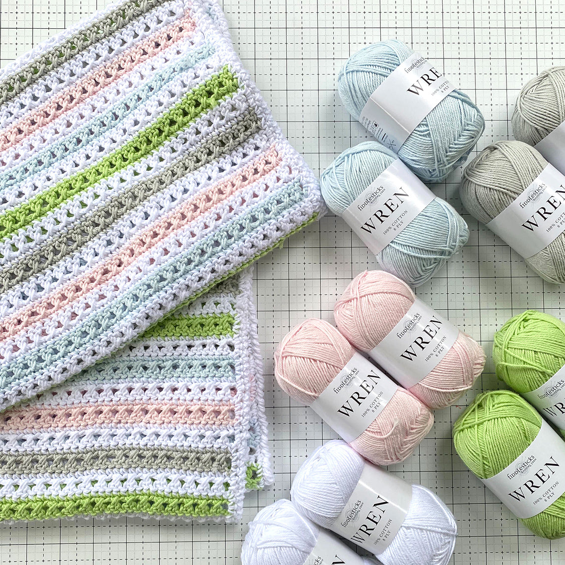 Chloe Crochet Blanket Kit