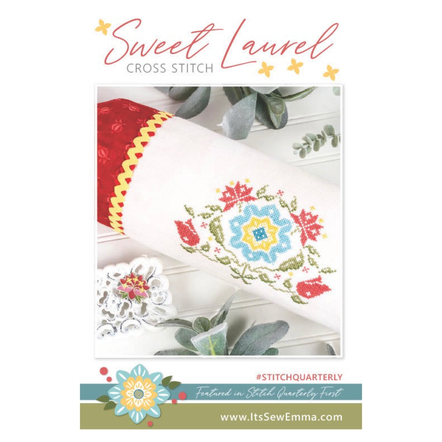 Sweet Laurel Cross Stitch Pattern