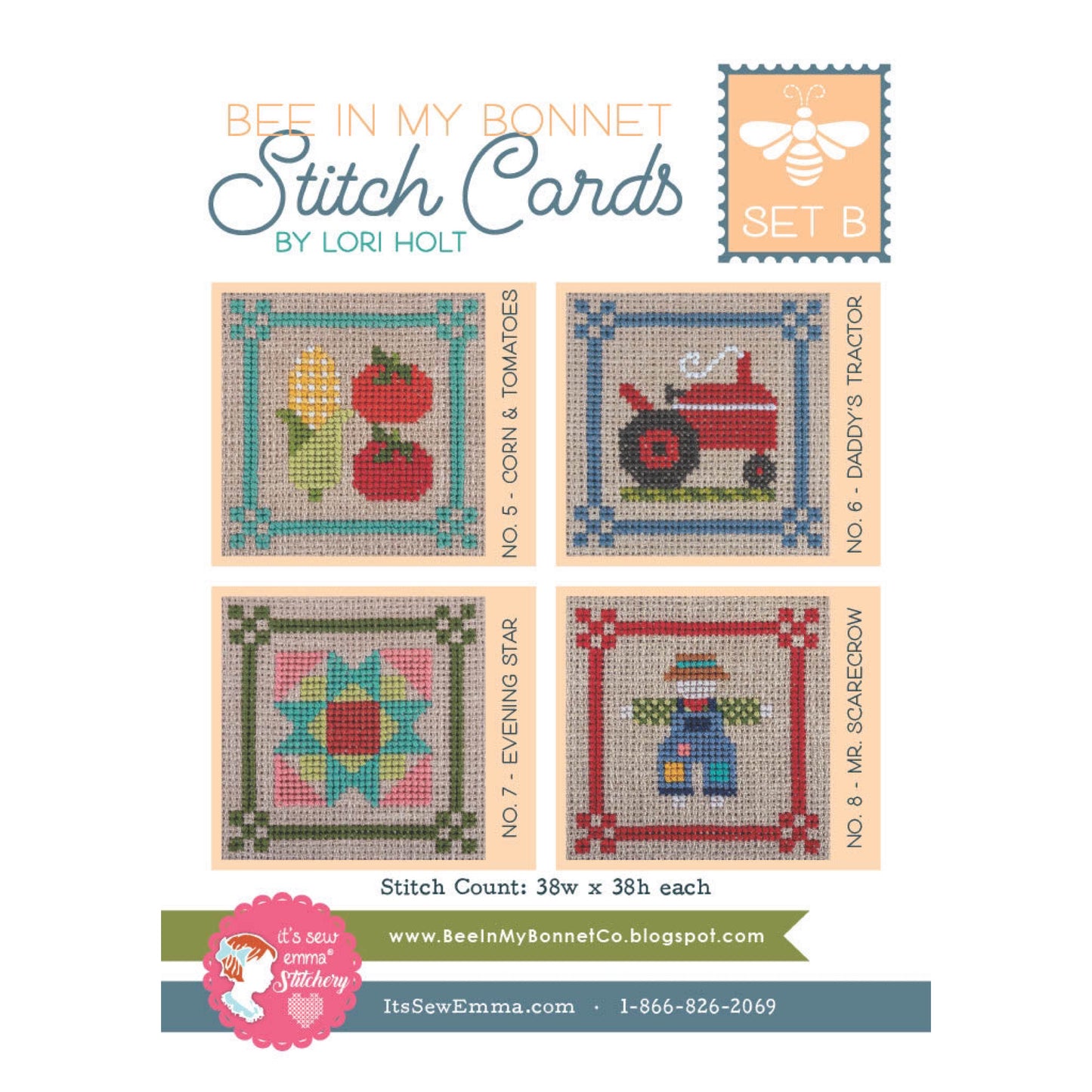 Lori Holt Stitch Cards Set B