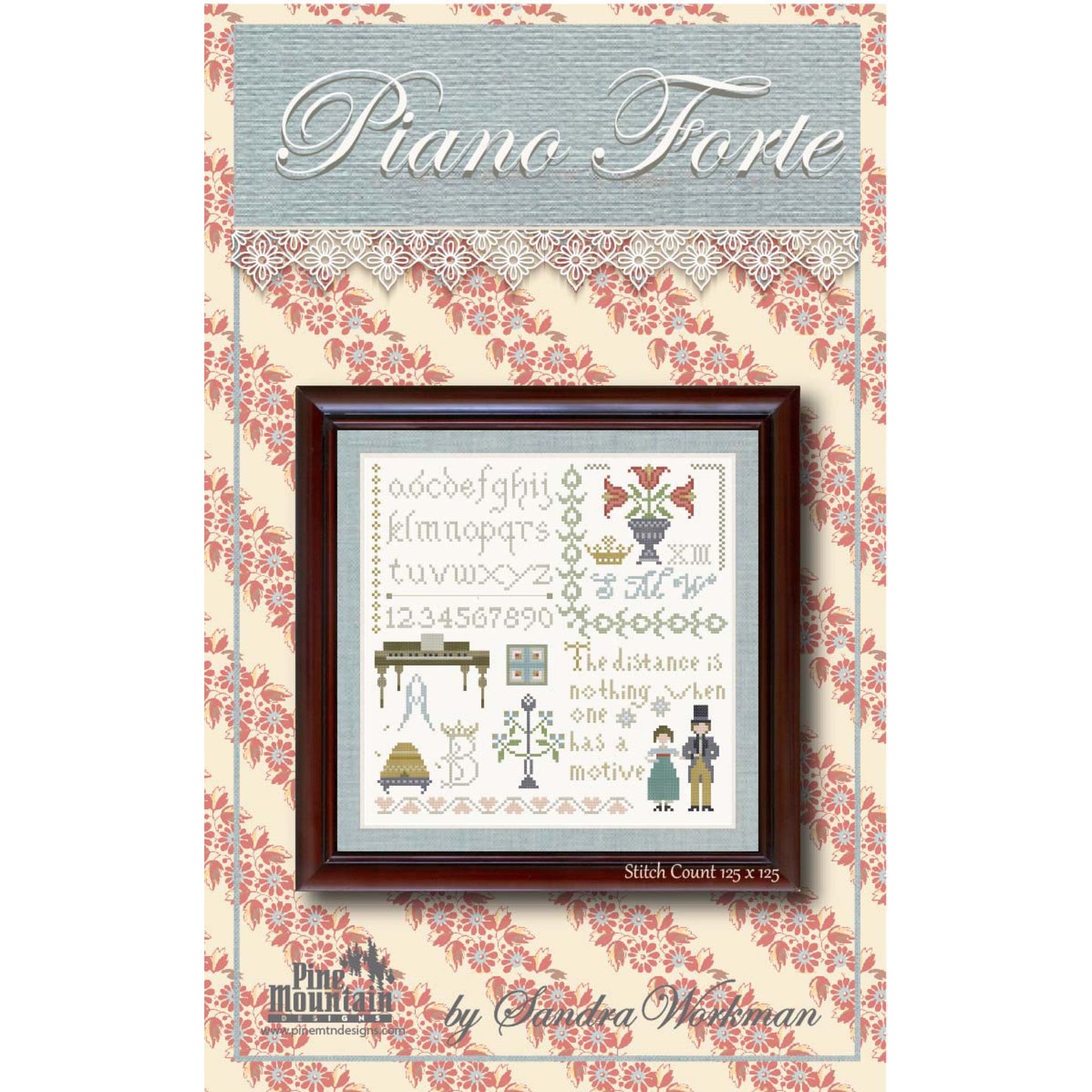 Piano Forte Cross Stitch Pattern