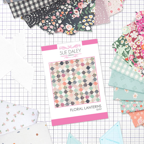 Floral Lanterns Quilt Kit