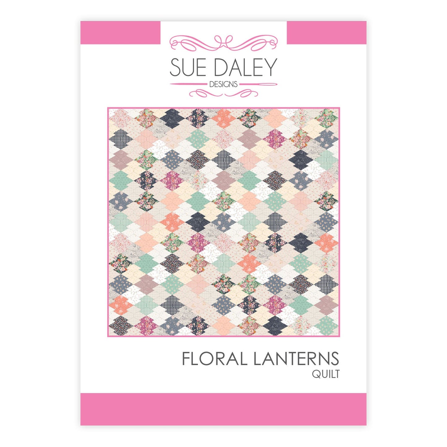 Floral Lanterns Quilt Pattern