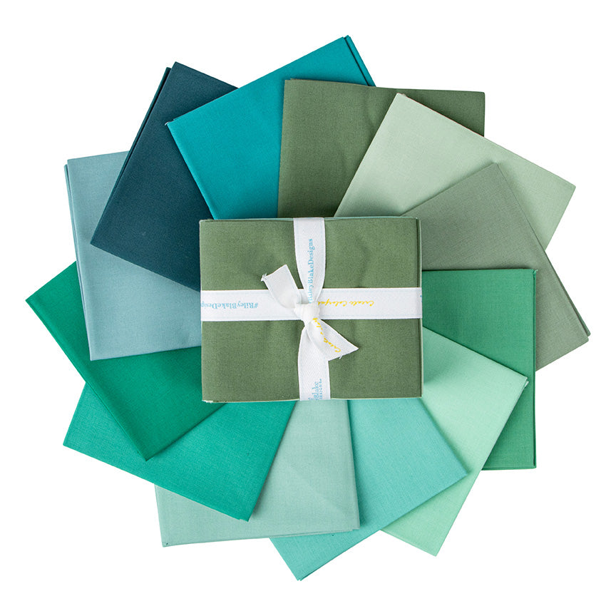 Confetti Solids Mint FQ Bundle