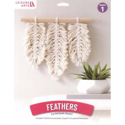 Macrame Feather Leisure Arts Kit