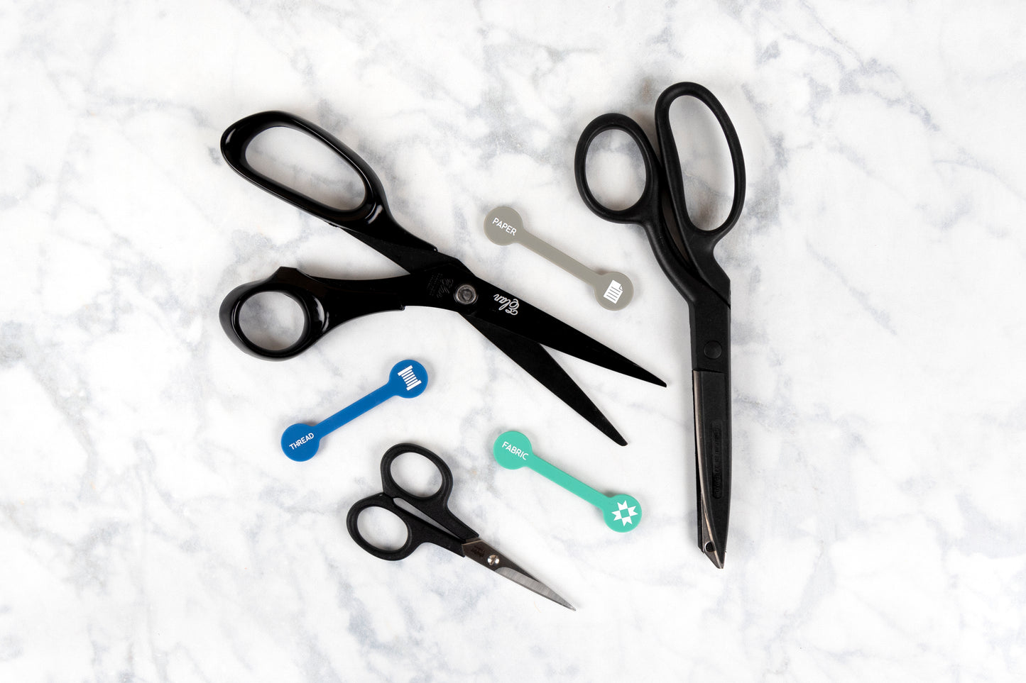 Scissor ID Magnetic Clips