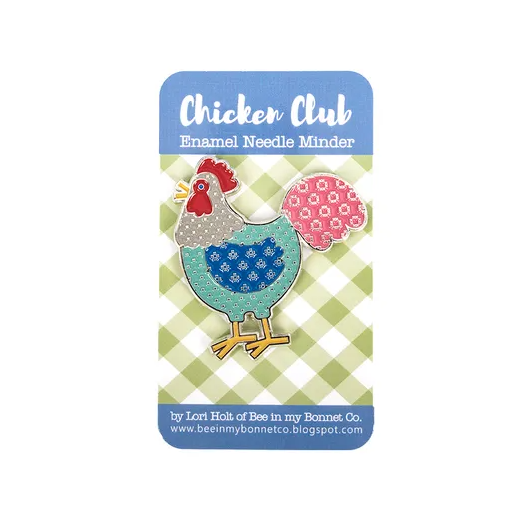 Chicken Club Enamel Needle Minder