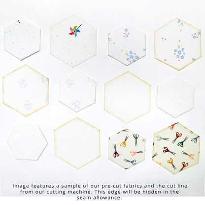 Ready-to-Sew 1" Fabric Hexagons