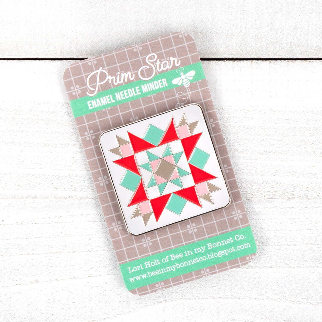 Prim Star Enamel Needle Minder