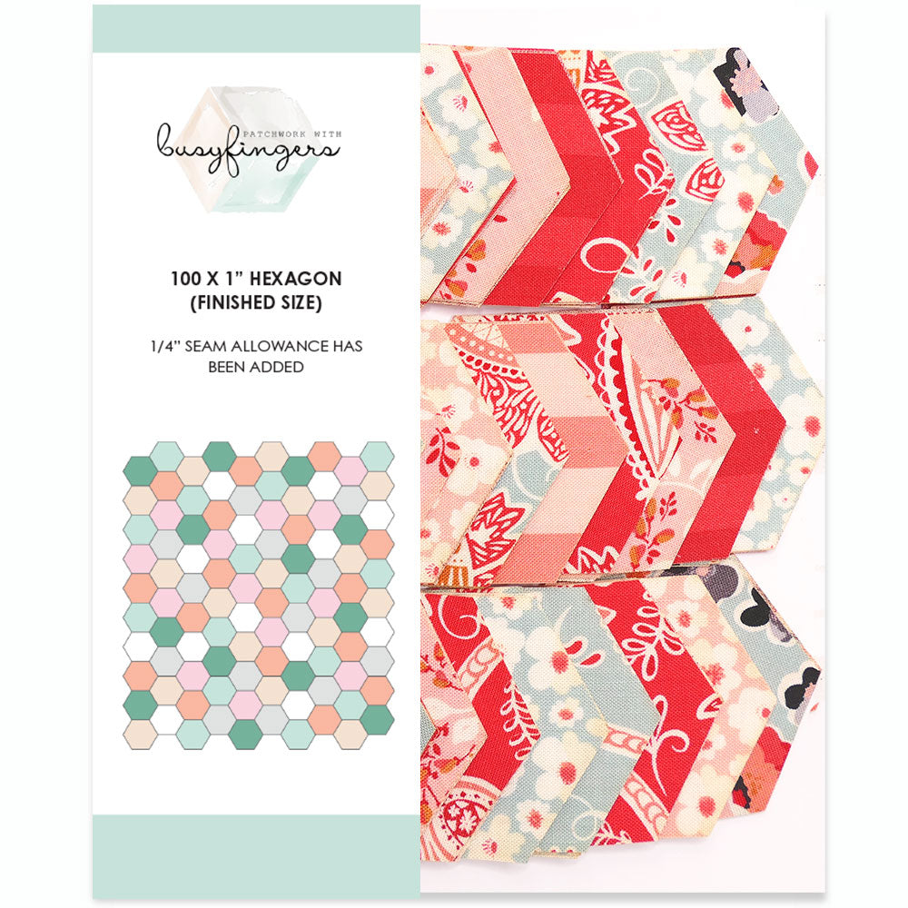 Ready-to-Sew 1" Fabric Hexagons