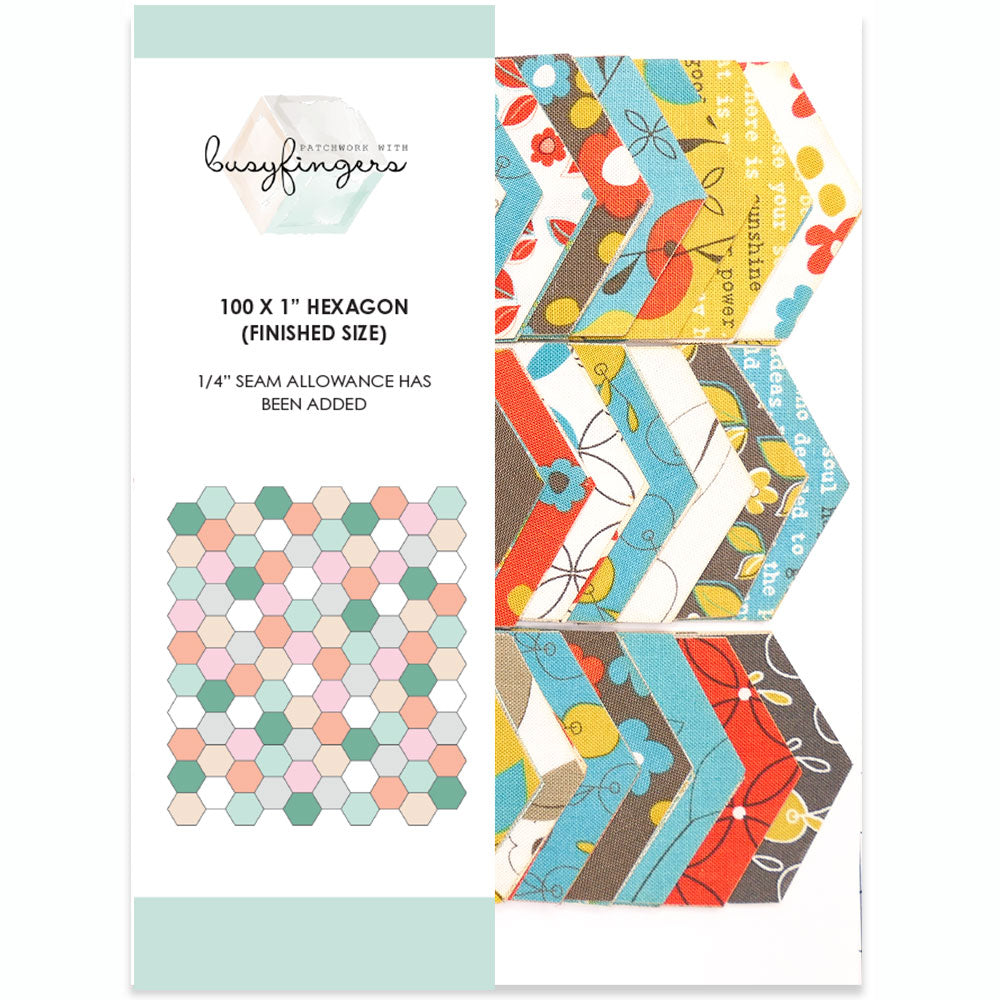 Ready-to-Sew 1" Fabric Hexagons