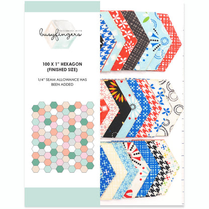 Ready-to-Sew 1" Fabric Hexagons