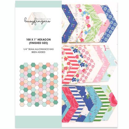 Ready-to-Sew 1" Fabric Hexagons