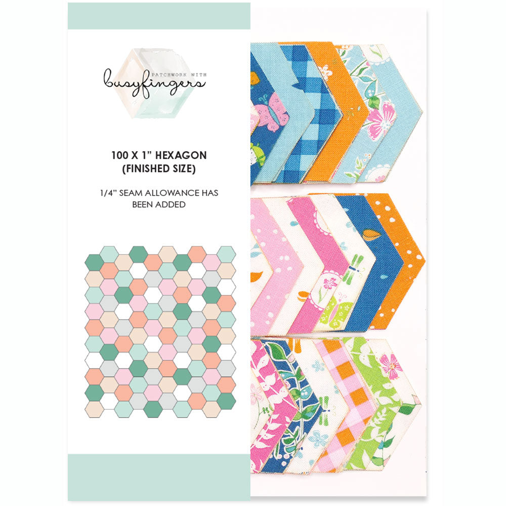 Ready-to-Sew 1" Fabric Hexagons