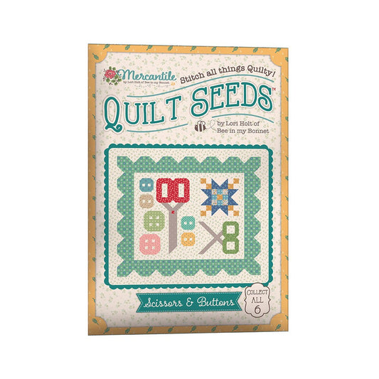 Mercantile Quilt Seeds #2 Scissors & Buttons