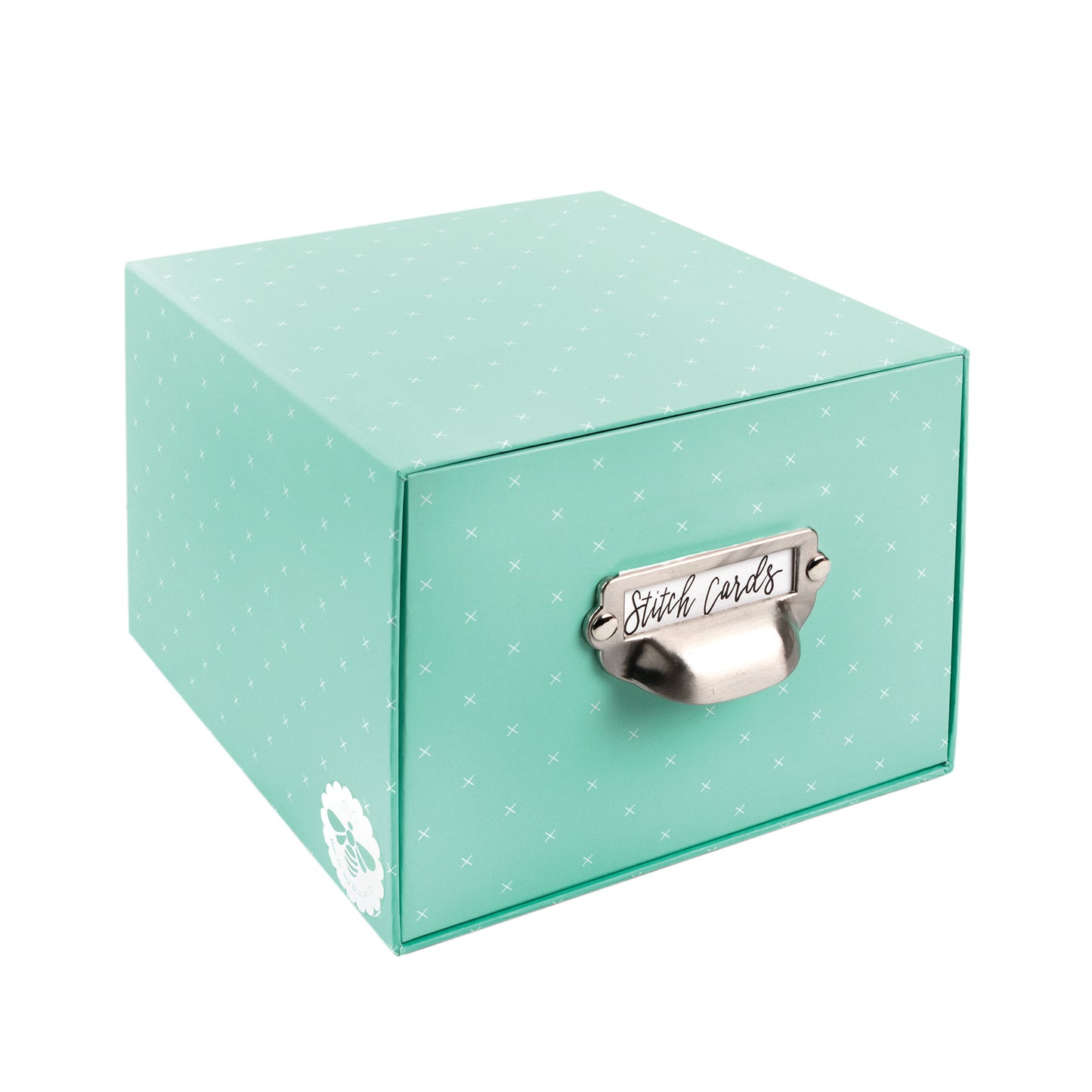 Stitch Card Box Teal by Lori Holt