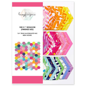 Ready-to-Sew 1" Fabric Hexagons - Effervescence