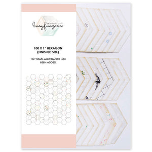 Ready-to-Sew 1" Fabric Hexagons - Low Volume